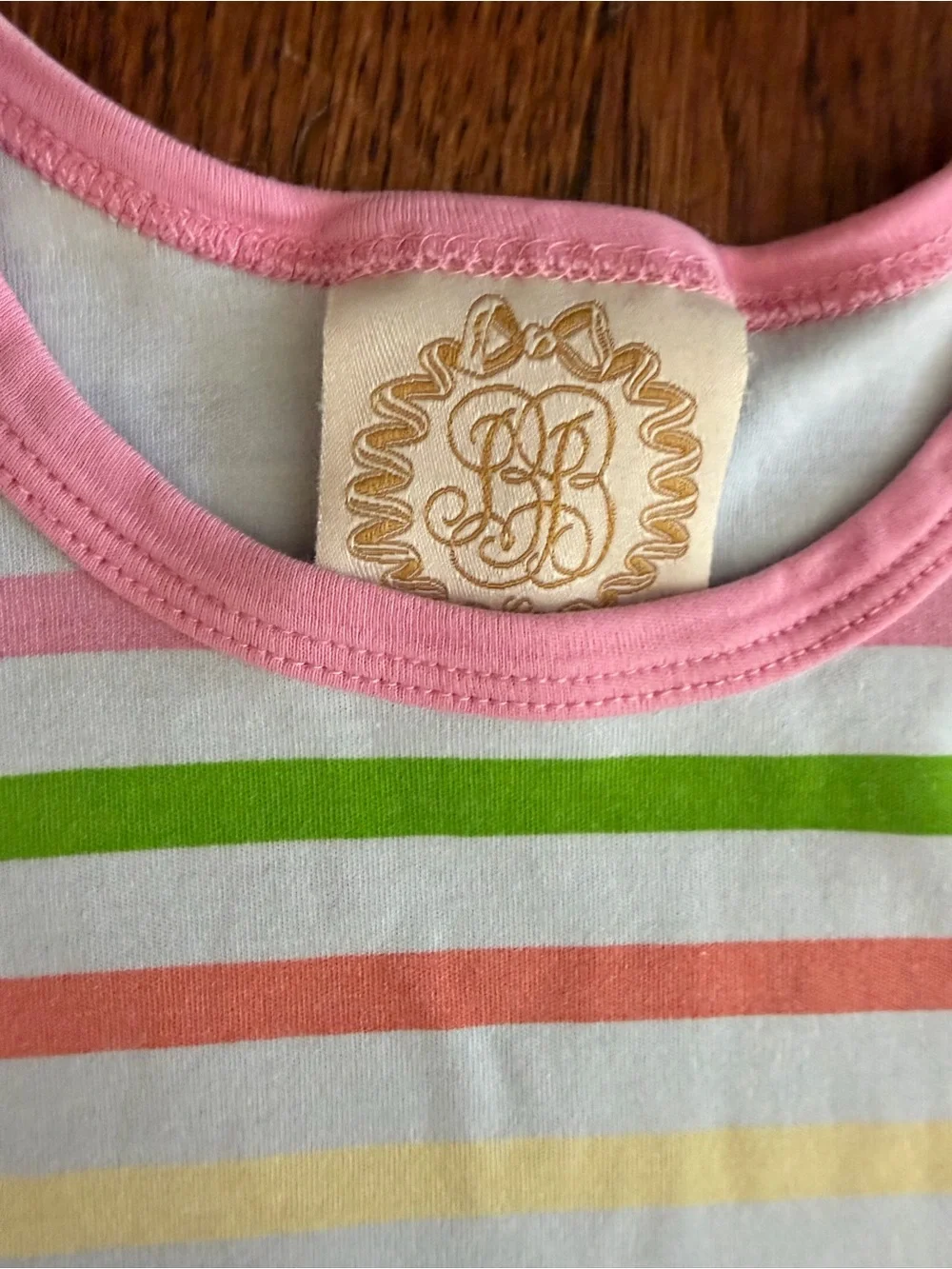 Beaufort Bonnet Co Multi-Color Stripe Short-Sleeve Play Dress 6